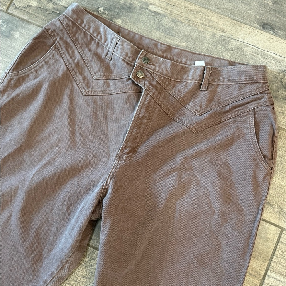 Vintage tan western Rockies jeans